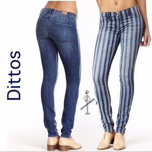 Dittos Jessica Discharge Jegging Denim